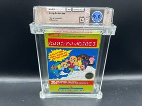 1st Print Round SOQ Kung-Fu Heroes Nintendo NES WATA 9.0 A FACTORY SEALED VGA