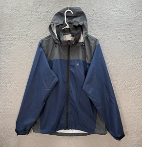 Frogg Toggs Jacket Adult Small Medium Blue Gray River Toadz Waterproof Rain Coat - Picture 1 of 10
