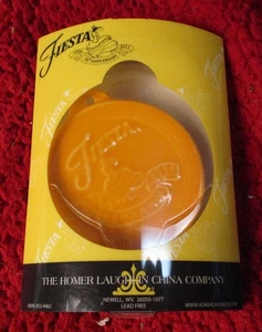 Fiesta 75th Anniversary Christmas Ornament, Marigold, 1936-2011 - Picture 1 of 2