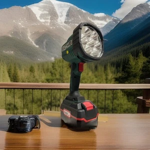 Grande Torcia A Led Ricaricabile 20v Parkside 21watt Potenza 2500 Lumen No Batt - Imagen 1 de 6