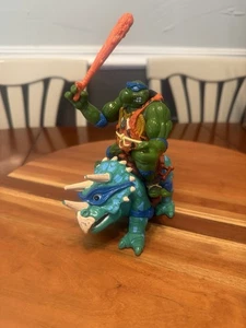 1992 TMNT CAVE TURTLE LEO & DINGY DINO TEENAGE MUTANT NINJA TURTLES PLAYMATES - Bild 1 von 10