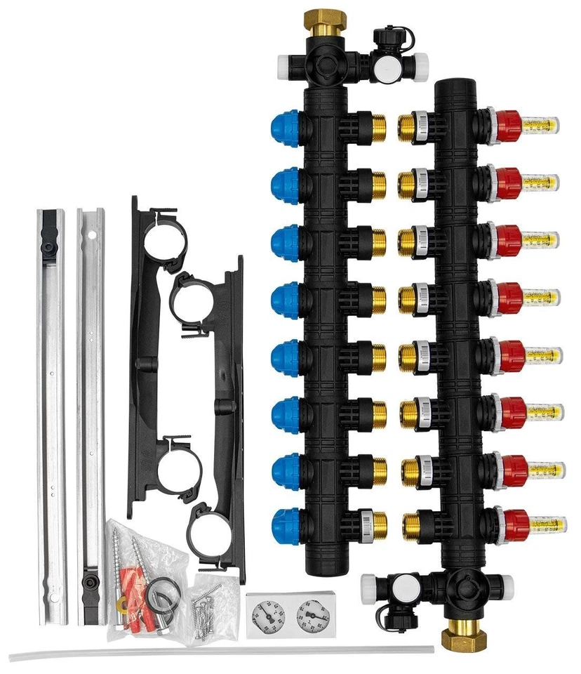 Collettore a 8 vie per riscaldamento a pavimento HKV RMX8 Daikin ECOLLECTRMX8A - Immagine 1 di 1