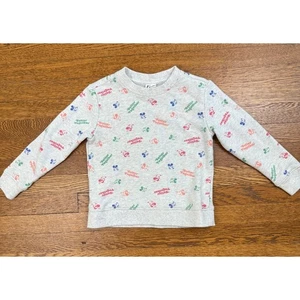 Janie and Jack Girls' Mickey Mouse Sweatshirt Size 5 - Picture 1 of 4