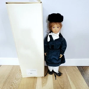 Sonja Hartmann Cintika Porzellan Puppe #15/25 rote Haare lila Augen 23" in Box - Bild 1 von 9