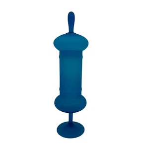 Carlo Moretti Apotheker Glas Türkis Blau Satinato Empoli 17" Satiniertes Murano Glas - Bild 1 von 8