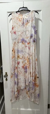 Calvin Klein Women's Floral Sleeveless Dress With Separate Slip/tank Dress - Image 1 of 4