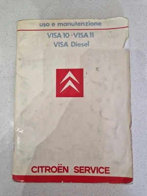 Manuale Uso E Manutenzione Citroen Visa - Immagine 1 di 3