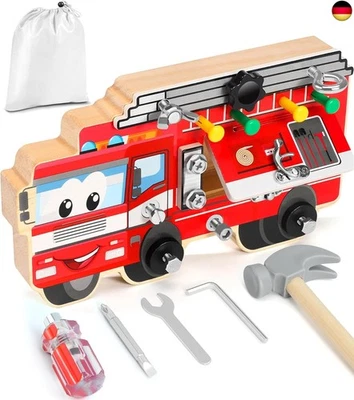 Gontence Montessori Spielzeug ab 3 4 Jahre - Montessori Schraubbrett -