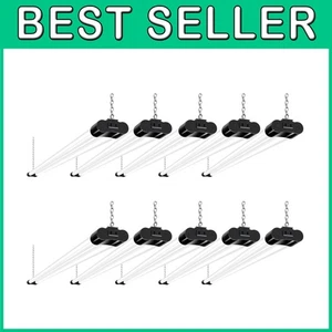 42W Daylight Shop Lights, 10 Pack, 4400lm, Utility Fixture - Picture 1 of 9