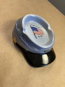 Vintage Civil War Centennial Ashtray Ceramic Union Hat 1960's USA Made - Picture 1 of 6