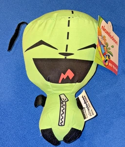 Nickelodeon 90er Invader Zim GIR als grüner Hund 10 Zoll Plüsch mit Etikett Nick 90er Plüsch - Bild 1 von 10