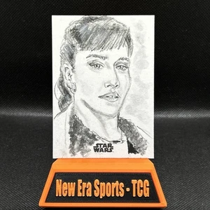 🔥 MINT 2025 Topps Chrome Star Wars- Qi’ra Hand Sketch By Sean Mathews 1/1 - Picture 1 of 6