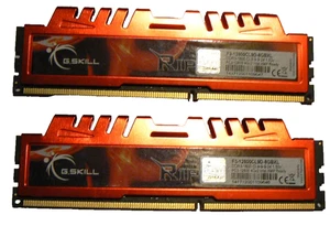G.SKILL Ripjaws-X 8GB (2x4GB) DDR3-1600 PC3-12800 RAM – CL9 – XMP Ready – 1.5V - Picture 1 of 2