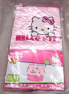 HELLO KITTY Instant Portable Storage QUILTED BUCKET ~ Item No. CK-071 ~ NEW! - Picture 1 of 7