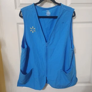 Chaleco Uniforme Asociado/Empleado Walmart - Talla Adulto Grande L - Azul Claro - Imagen 1 de 5