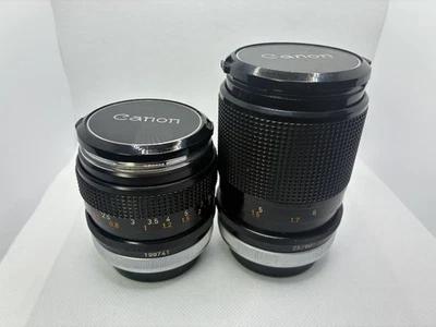 Canon Genuine FD Mount Exclusive (50mm f/1.4 + 135mm f/3.5) Two-Prime Lens Set - Imagen 1 de 4