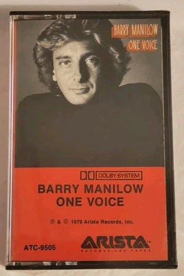 Vintage 1979 Barry Manilow One Voice Cassette Tape NEW SEALED Foto 1 de 4