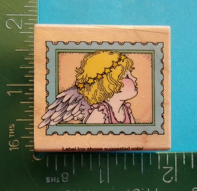 SELLO POSTAL CARA ÁNGEL HERO ARTS C104 Foto 1 de 2