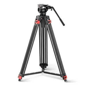 NEEWER TP37D 74" Video Tripod w/Fluid Head, 17.6lb Load - Picture 1 of 9