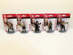 Lot of 5 Mattel WWE Micro Collection Wresting Action Figures, The Rock John Cena - Picture 1 of 6