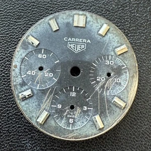 Vintage Heuer Carrera 2447 N 2nd Exec Singer Dial for Valjoux 72 - #108 - Bild 1 von 17