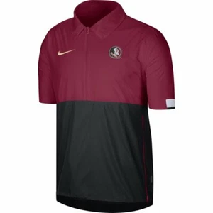 Florida State Seminoles Nike Jacket Men's Small 1/2 Zip FSU Short Sleeve - Picture 1 of 3