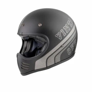 CASCO HELMET INTEGRALE CROSS VINTAGE IN FIBRA MX BTR9 BM PREMIER SIZE S - Foto 1 di 1