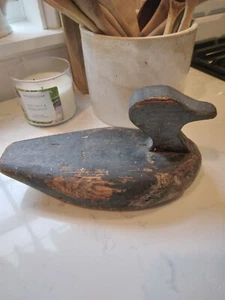 Antique Primitive Painted duck. - Picture 1 of 11