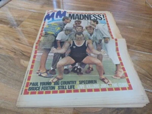 MELODY MAKER - 6/8/83, MADNESS / BIG COUNTRY / PAUL YOUNG / BRUCE FOXTON - Picture 1 of 1