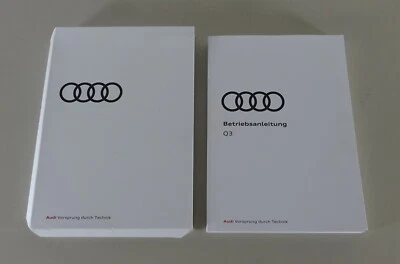 Bordmappe + Betriebsanleitung Audi Q3 Typ F3 + Sportback & RS Stand 11/2023 - Bild 1 von 2