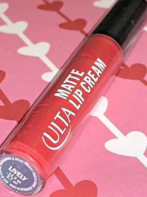 ULTA BEAUTY Ulta LIVELY Rosy Red Matte Lip Cream Liquid Lipstick 22 YEARS EXCELLENT FEEDBACK