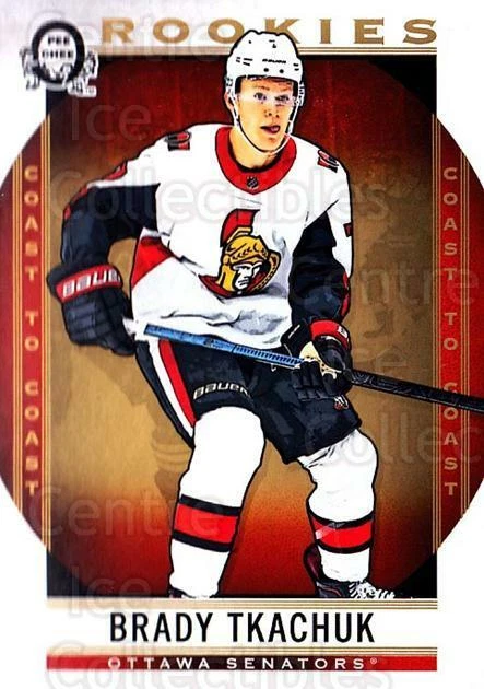2018-19 O-Pee-Chee Coast to Coast #175 Brady Tkachuk - Image 1 of 1