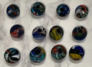Vintage Loose Glass Beads Mixed Colors Combined Shipping CRF-10J - Picture 1 of 7