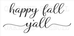 PLANTILLA DE OTOÑO de Acción de Gracias**feliz otoño y'all**4 tallas para pintar letreros tela - Imagen 1 de 1