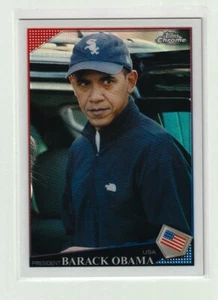 2009 Topps Chrome Refractors #44b Barack Obama - Picture 1 of 2