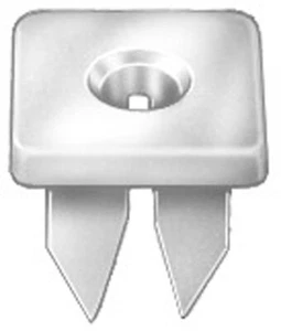 AMZ Clips And Fasteners 50 Nylon Nuts #10 Screw Size Compatible with Mitsubishi - Imagen 1 de 3