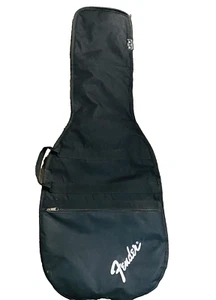 Fender schwarz gepolsterte Softshell-Gitarrentasche - schwarz 41,5 Zoll - mit Riemen - Bild 1 von 6