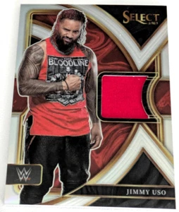 Jimmy Uso 2023 Panini Select WWE #SW-JMU Selective Swatches Silver Prizm Relic - Picture 1 of 3