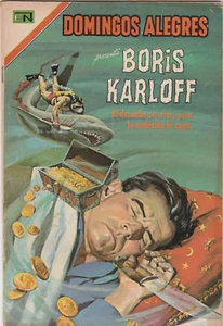 DOMINGOS ALEGRES 707 BORIS KARLOFF 1967 CÓMIC MEXICANO NOVARO - Imagen 1 de 1
