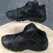 Magnum Shoes Mens 12 Stabila Flex Elite Spider 5.0 Sneaker Black Leather Lace Up