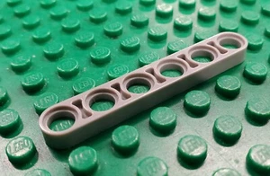 Lego 32063 28570 Technic Liftarm Thin 1 x 6 Old Style Light Gray - Picture 1 of 3