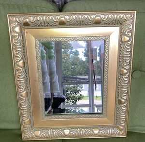 Wall Mirror "Mirro" Raschella Collection CA Gold Gilt Wall Mirror 14x16 Heavy - Picture 1 of 10