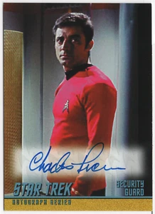 Star Trek: TOS A & I Autograph card A308 Charles Picerni Sr. as Security Guard - Picture 1 of 2