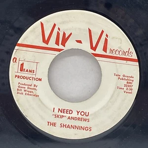 45 The Shannings I Need You | The End of the World Viv-Vi Records 1968 Soul - Bild 1 von 4