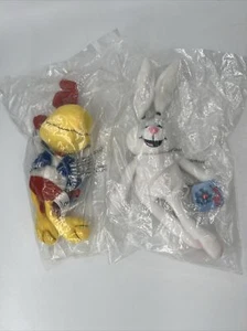 Vintage Breakfast Babies Plush- Cuckoo  and Rabbit 1997 new - Picture 1 of 6