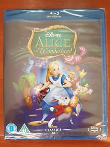 ALICE IN WONDERLAND BLU RAY - NEW & SEALED REGION B DISNEY CLASSIC FREE POST - Picture 1 of 1