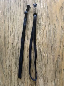 PINK Black Bra Straps Set (JUST STRAPS) - Picture 1 of 1