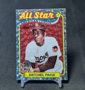 Satchel Paige Silver Crackle Foil 1989 All Star 2024 Topps Series 2 #45 Browns - Picture 1 of 2