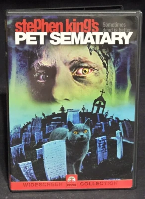 PARAMOUNT PICTURES - PET SEMATARY - DVD - STEPHEN KING - 1989 - DALE MIDKIFF - Image 1 of 3