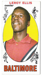 1969 Topps #42 LEROY ELLIS-EX-BULLETS-FREE USA SHIPPING